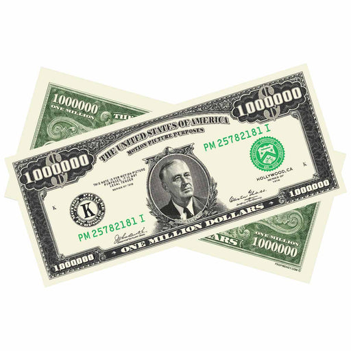 1 Million Dollar Bill Franklin D. Roosevelt Prop [content00inject]10[content00inject] money 168[content00inject]10[content00inject] #[content00inject] Inc.