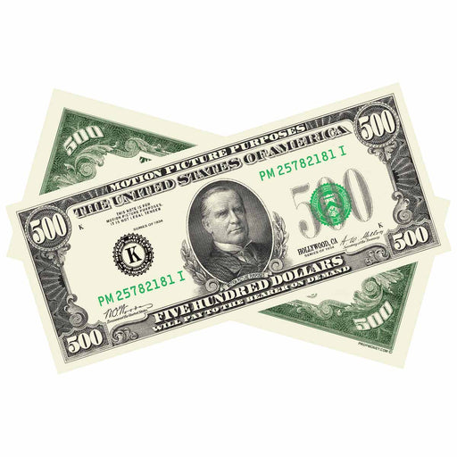 $500 Vintage Series Bills - Prop [content00inject]10[content00inject] money 168[content00inject]10[content00inject] #[content00inject] Inc.